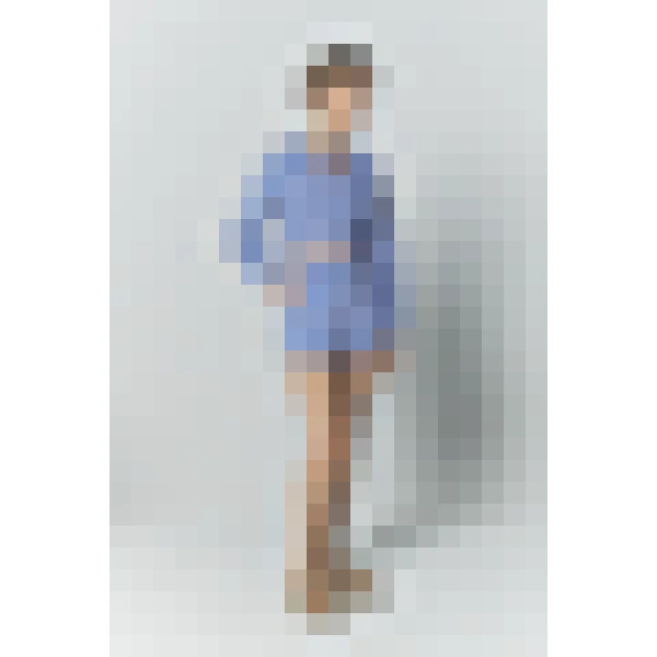 Destree Red And Blue Striped Bow-Tie Cropped Shirt - Destree - Graphic Parisian Fashion - Shop at Coveti