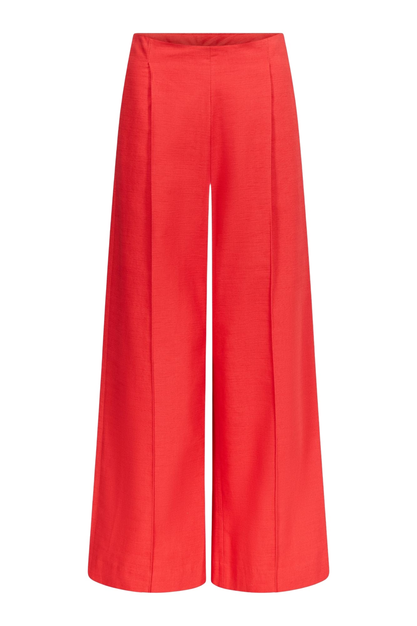 Destree-Red-Cotton-Tailored-Pants72273_nobg Destree Red Cotton Tailored Pants - Destree - Graphic Parisian Fashion - Shop at Coveti