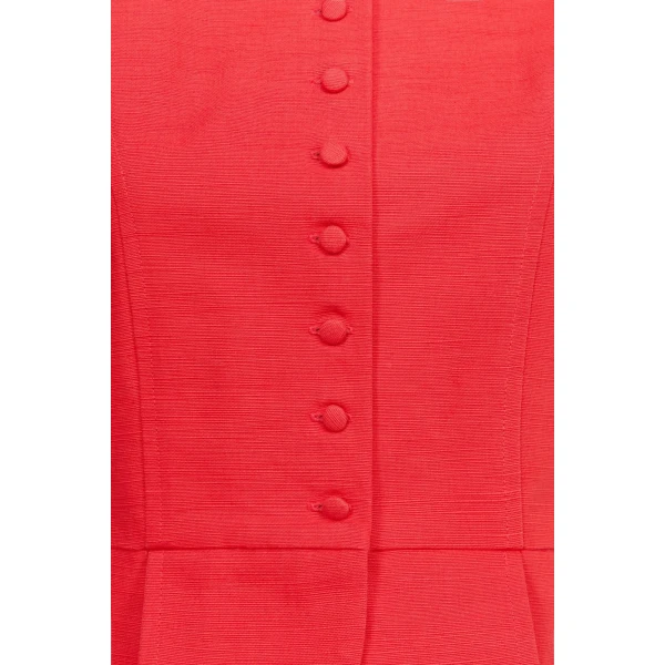 Destree Red Textured Sleeveless Summer Top - Destree - Graphic Parisian Fashion - Shop at Coveti