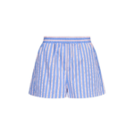 Destree Striped Pleated Cotton Shorts - Destree - Graphic Parisian Fashion - Shop at Coveti