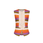Destree Striped Sleeveless Linen Top - Destree - Graphic Parisian Fashion - Shop at Coveti