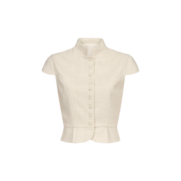 Destree Warm Grey Amoako Summer Sleeveless Top - Destree - Graphic Parisian Fashion - Shop at Coveti