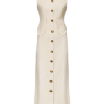 Destree Warm Grey Sleeveless Midi Dress - Destree - Graphic Parisian Fashion - Shop at Coveti