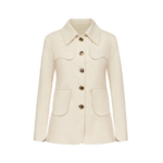 Destree Warm Grey Utility Button-Front Jacket - Destree - Graphic Parisian Fashion - Shop at Coveti