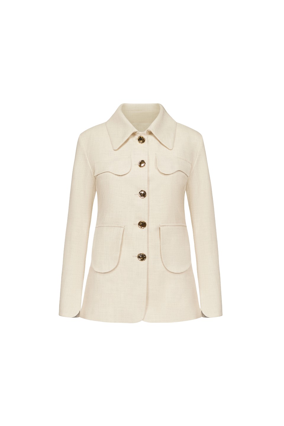 Destree-Warm-Grey-Utility-Button-Front-Jacket99338_nobg Destree Warm Grey Utility Button-Front Jacket - Destree - Graphic Parisian Fashion - Shop at Coveti