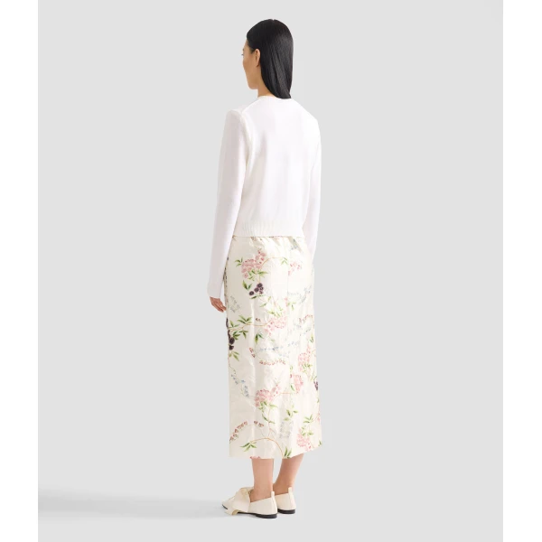 Erdem Appliqué Merino Wool Cardigan - Knitwear - British Romantic Luxury at Coveti