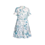 Erdem Botanical Print Cotton Linen Tiered Mini Dress - Dresses - British Romantic Luxury at Coveti
