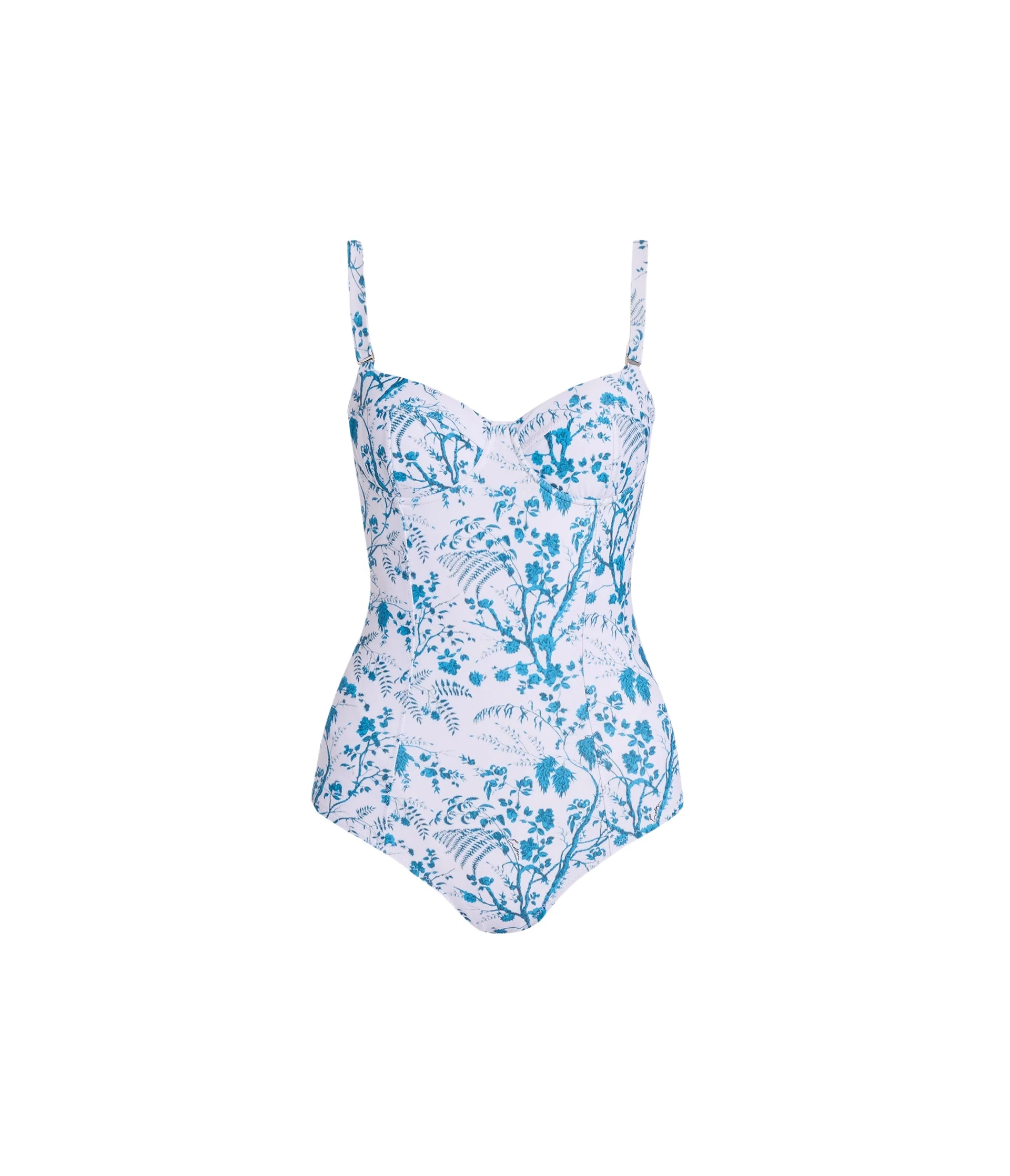 Erdem Botanical Print One Piece Swimsuit - Beachwear - British Romantic Luxury at Coveti
