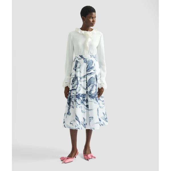 Erdem Cady Long Sleeve Shirt - Tops - British Romantic Luxury at Coveti