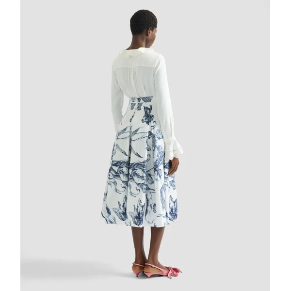 Erdem Cady Long Sleeve Shirt - Tops - British Romantic Luxury at Coveti