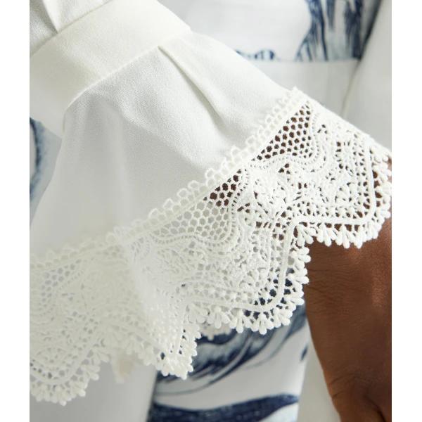Erdem Cady Long Sleeve Shirt - Tops - British Romantic Luxury at Coveti