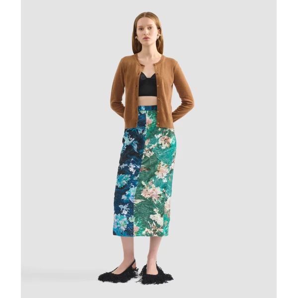 Erdem Cashmere Crew Neck Cardigan - Knitwear - British Romantic Luxury at Coveti