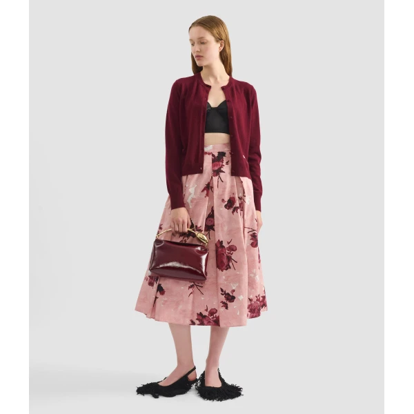 Erdem Cashmere Crew Neck Cardigan - Knitwear - British Romantic Luxury at Coveti