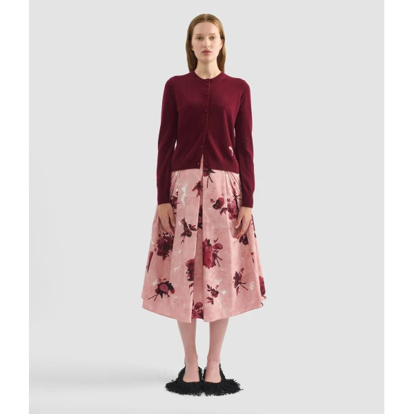 Erdem Cashmere Crew Neck Cardigan - Knitwear - British Romantic Luxury at Coveti