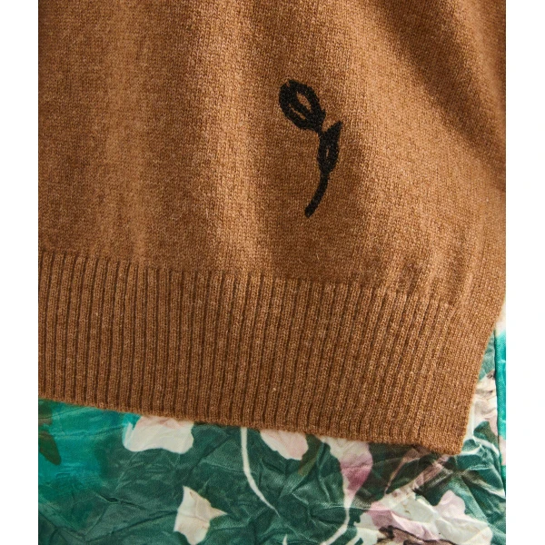 Erdem Cashmere Crew Neck Cardigan - Knitwear - British Romantic Luxury at Coveti