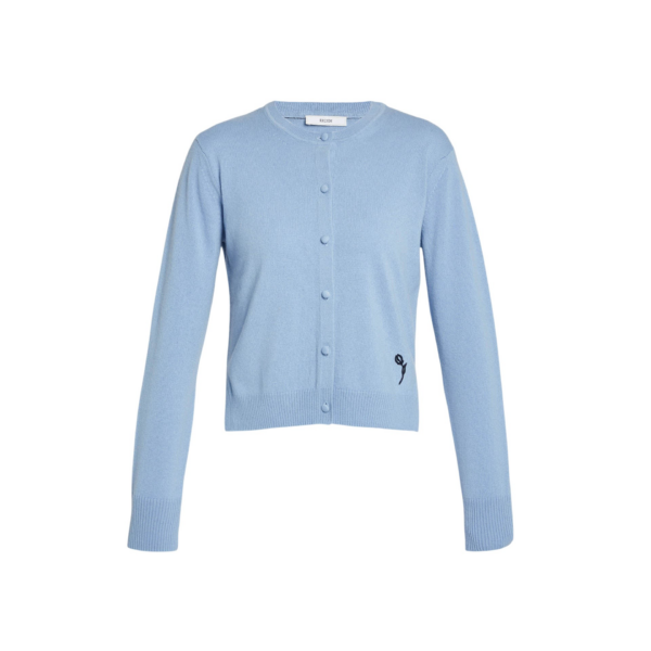 Erdem Cashmere Crew Neck Cardigan - Knitwear - British Romantic Luxury at Coveti