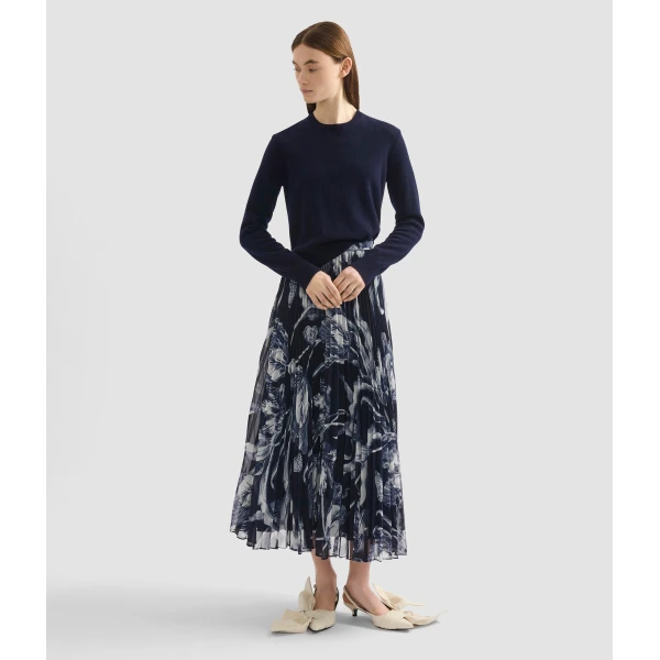 Erdem Cashmere Crew Neck Jumper - Knitwear - British Romantic Luxury at Coveti