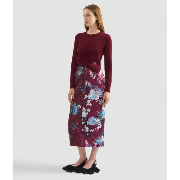 Erdem Cashmere Crew Neck Jumper - Knitwear - British Romantic Luxury at Coveti