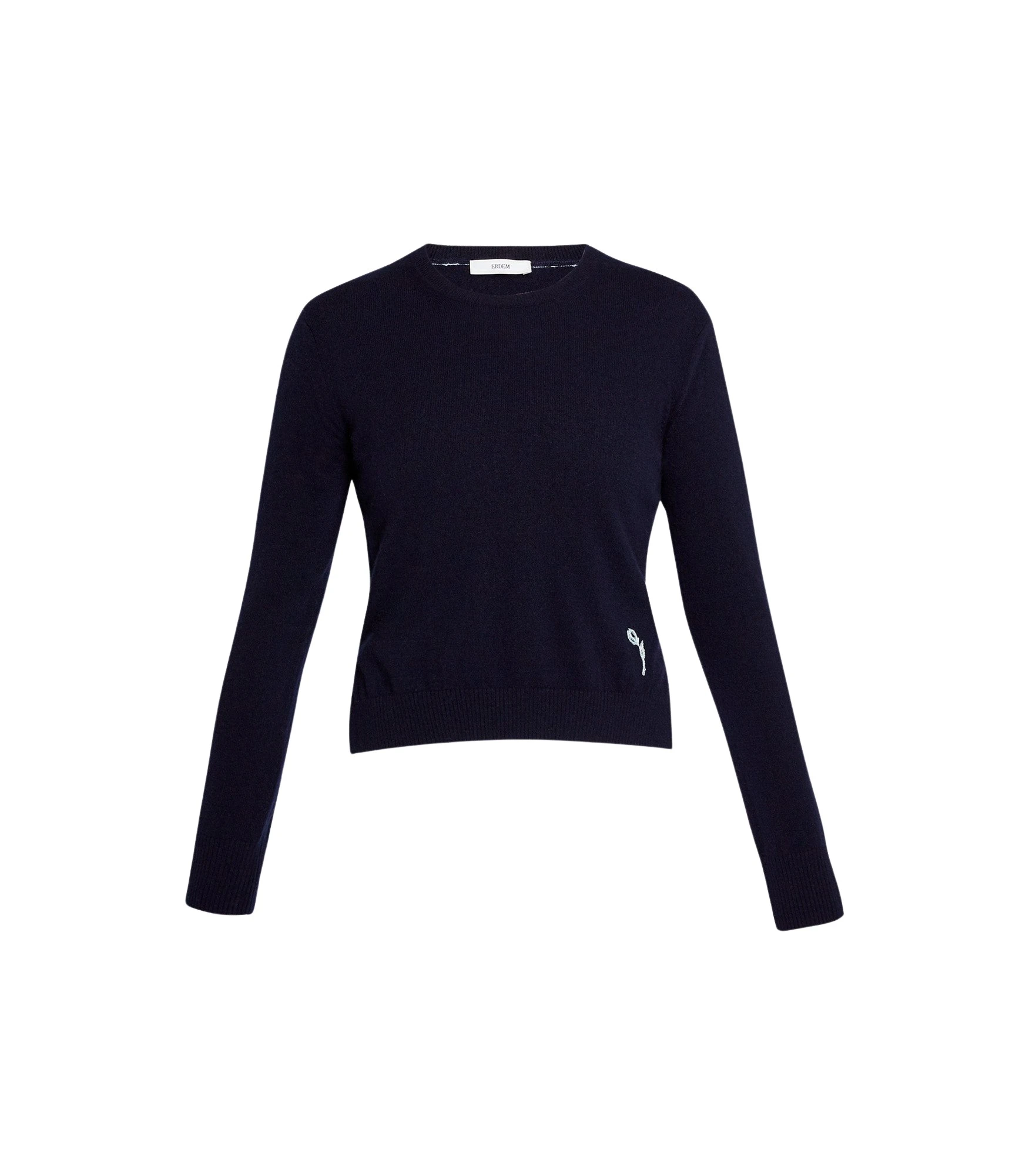 Erdem-Cashmere-Crew-Neck-Jumper-coveti-260774_nobg Erdem Cashmere Crew Neck Jumper - Knitwear - British Romantic Luxury at Coveti