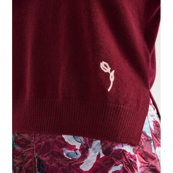 Erdem Cashmere Crew Neck Jumper - Knitwear - British Romantic Luxury at Coveti