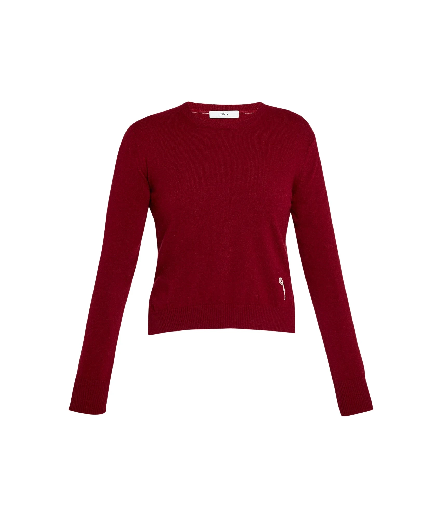 Erdem-Cashmere-Crew-Neck-Jumper-coveti15736_nobg Erdem Cashmere Crew Neck Jumper - Knitwear - British Romantic Luxury at Coveti