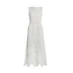 Erdem Cotton Crochet Flared Midi Dress - Dresses - British Romantic Luxury at Coveti