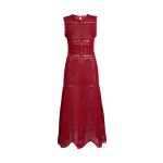 Erdem-Cotton-Crochet-Flared-Midi-Dress-coveti13564_nobg Erdem Cotton Crochet Flared Midi Dress - Dresses - British Romantic Luxury at Coveti