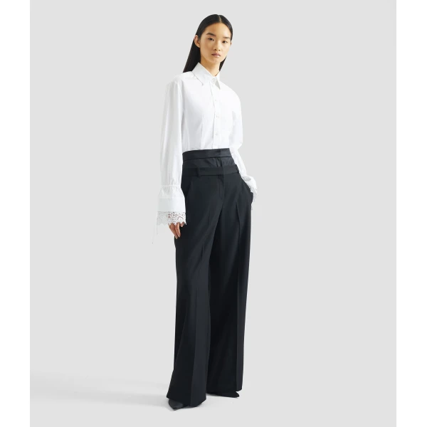 Erdem Cotton Poplin Long Sleeve Shirt - Tops - British Romantic Luxury at Coveti