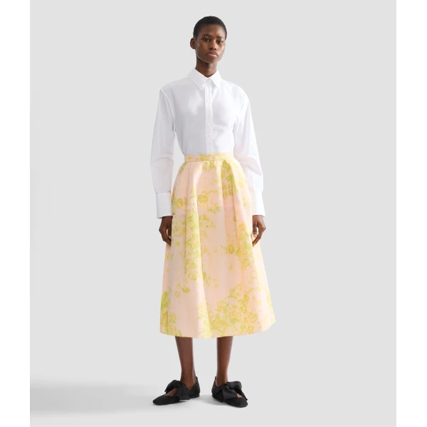 Erdem Cotton Poplin Long Sleeve Shirt - Tops - British Romantic Luxury at Coveti