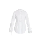 Erdem Cotton Poplin Long Sleeve Shirt - Tops - British Romantic Luxury at Coveti