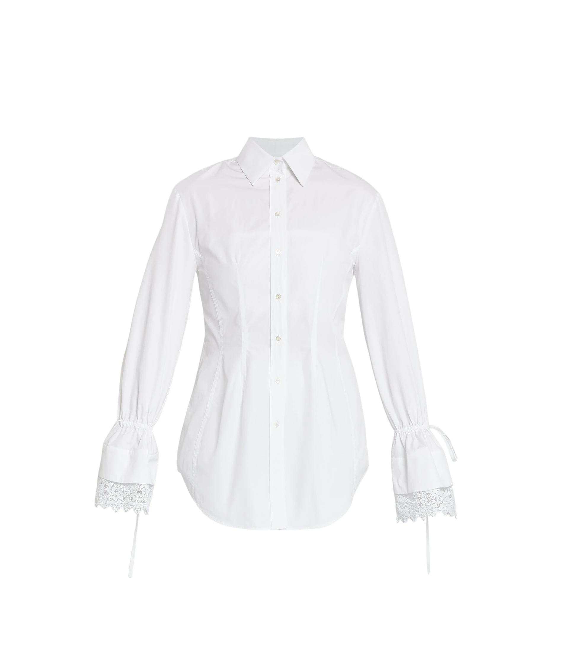 Erdem-Cotton-Poplin-Long-Sleeve-Shirt-coveti-294950_nobg Erdem Cotton Poplin Long Sleeve Shirt - Tops - British Romantic Luxury at Coveti