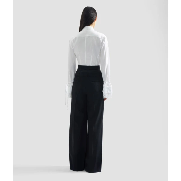Erdem Cotton Poplin Long Sleeve Shirt - Tops - British Romantic Luxury at Coveti
