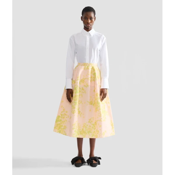 Erdem Cotton Poplin Long Sleeve Shirt - Tops - British Romantic Luxury at Coveti