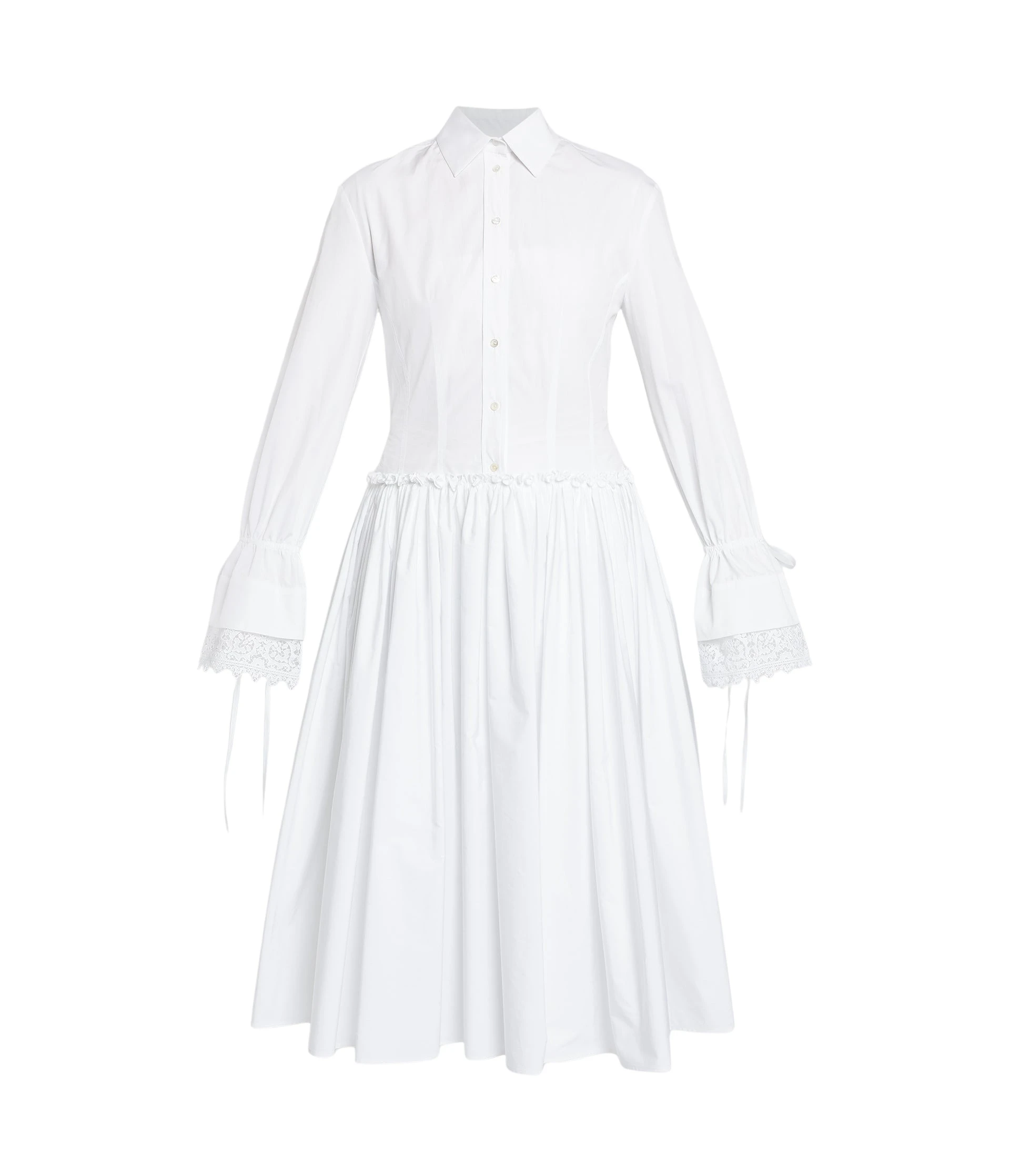 Erdem-Cotton-Poplin-Shirt-Dress-coveti36653_nobg Erdem Cotton Poplin Shirt Dress - Dresses - British Romantic Luxury at Coveti