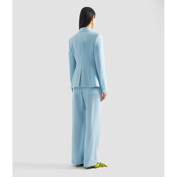 Erdem Crepe Wide Leg Trouser - Pants - British Romantic Luxury at Coveti