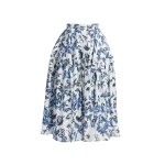 Erdem Crinkled Jacquard Midi Full Skirt - Skirts - British Romantic Luxury at Coveti