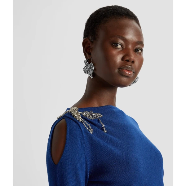 Erdem Cropped Jumper - Knitwear - British Romantic Luxury at Coveti