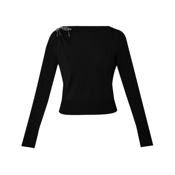 Erdem Cropped Jumper - Knitwear - British Romantic Luxury at Coveti