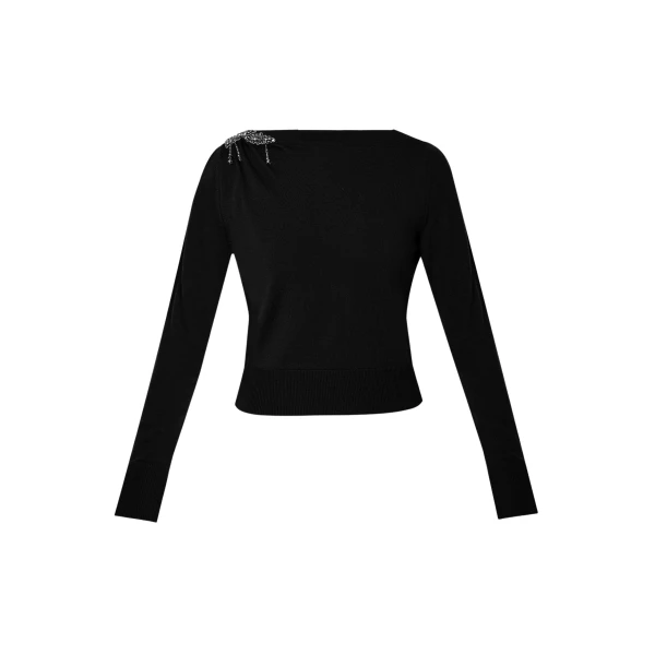 Erdem Cropped Jumper - Knitwear - British Romantic Luxury at Coveti