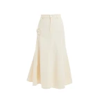 Erdem-Denim-Flared-Midi-Skirt-coveti21901_nobg Erdem Denim Flared Midi Skirt - Skirts - British Romantic Luxury at Coveti