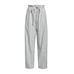 Erdem Ditsy Cotton Stripe Drawstring Trouser - Pants - British Romantic Luxury at Coveti