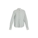 Erdem Ditsy Cotton Stripe Long Sleeve Shirt - Tops - British Romantic Luxury at Coveti