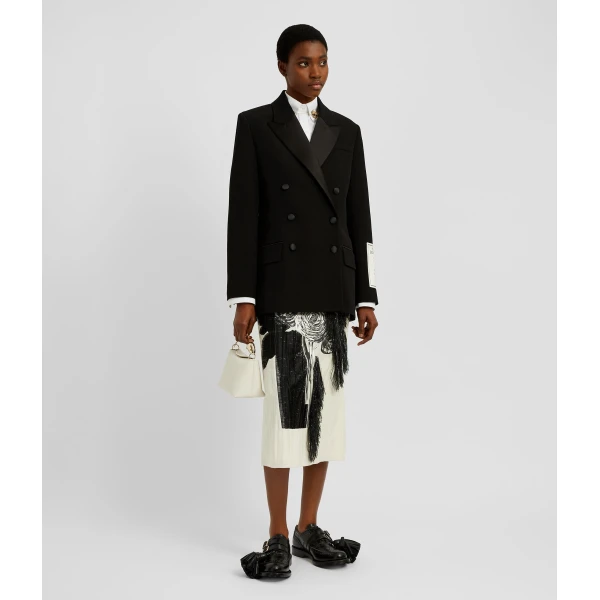 Erdem Double Breasted Blazer - Jackets - British Romantic Luxury at Coveti