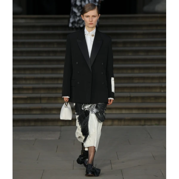 Erdem Double Breasted Blazer - Jackets - British Romantic Luxury at Coveti