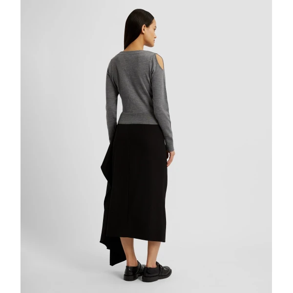 Erdem Drape Detail Knit Jumper - Knitwear - British Romantic Luxury at Coveti