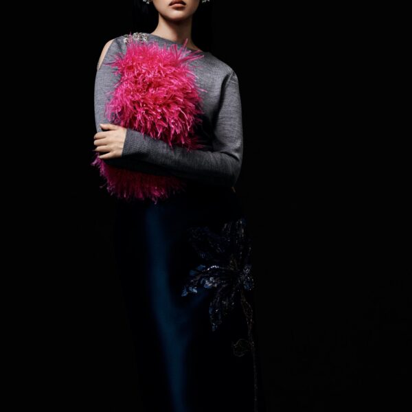 Erdem Drape Detail Knit Jumper - Knitwear - British Romantic Luxury at Coveti