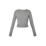 Erdem Drape Detail Knit Jumper - Knitwear - British Romantic Luxury at Coveti