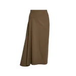 Erdem Draped Crepe Midi Skirt - Skirts - British Romantic Luxury at Coveti
