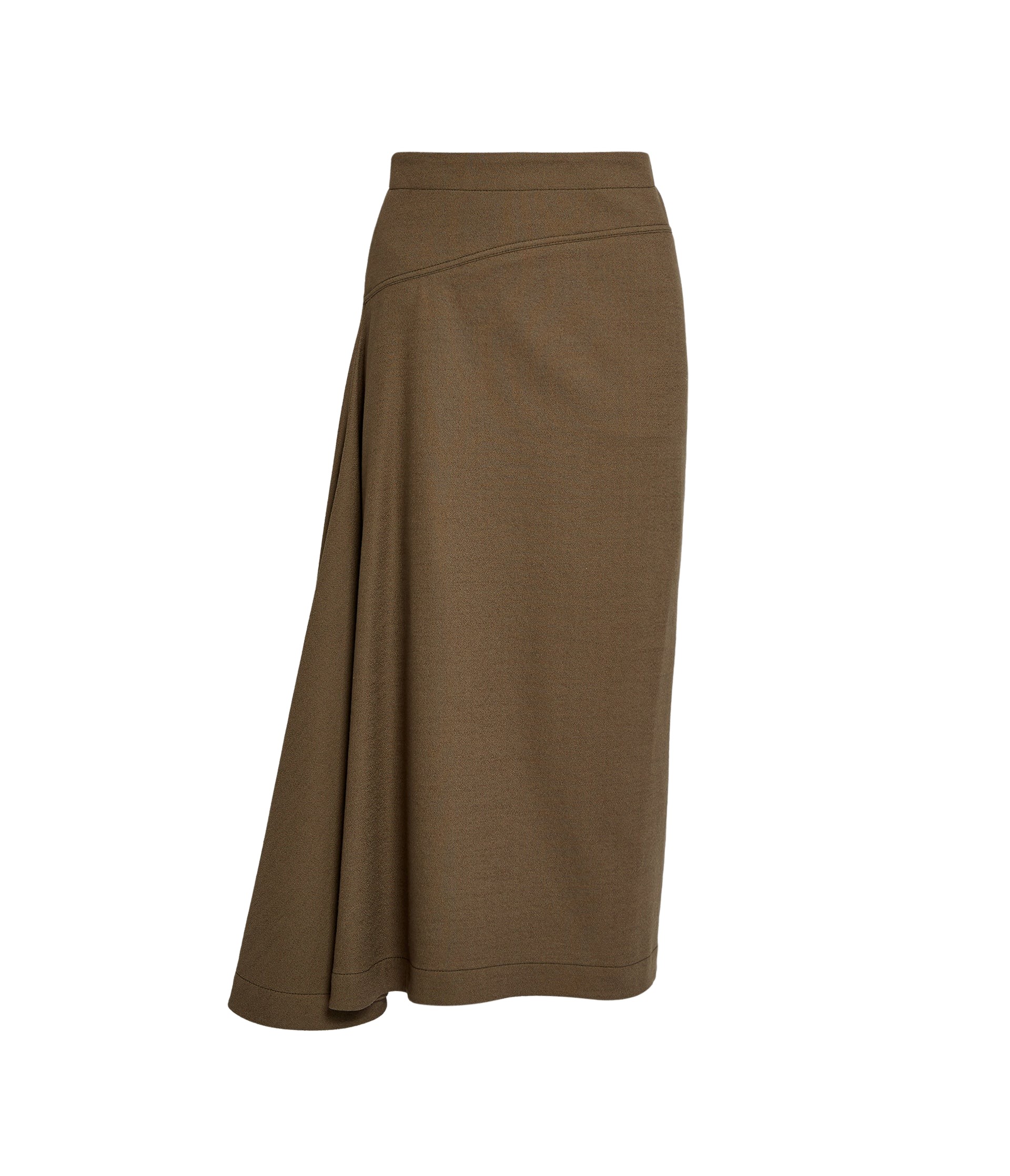Erdem Draped Crepe Midi Skirt - Skirts - British Romantic Luxury at Coveti