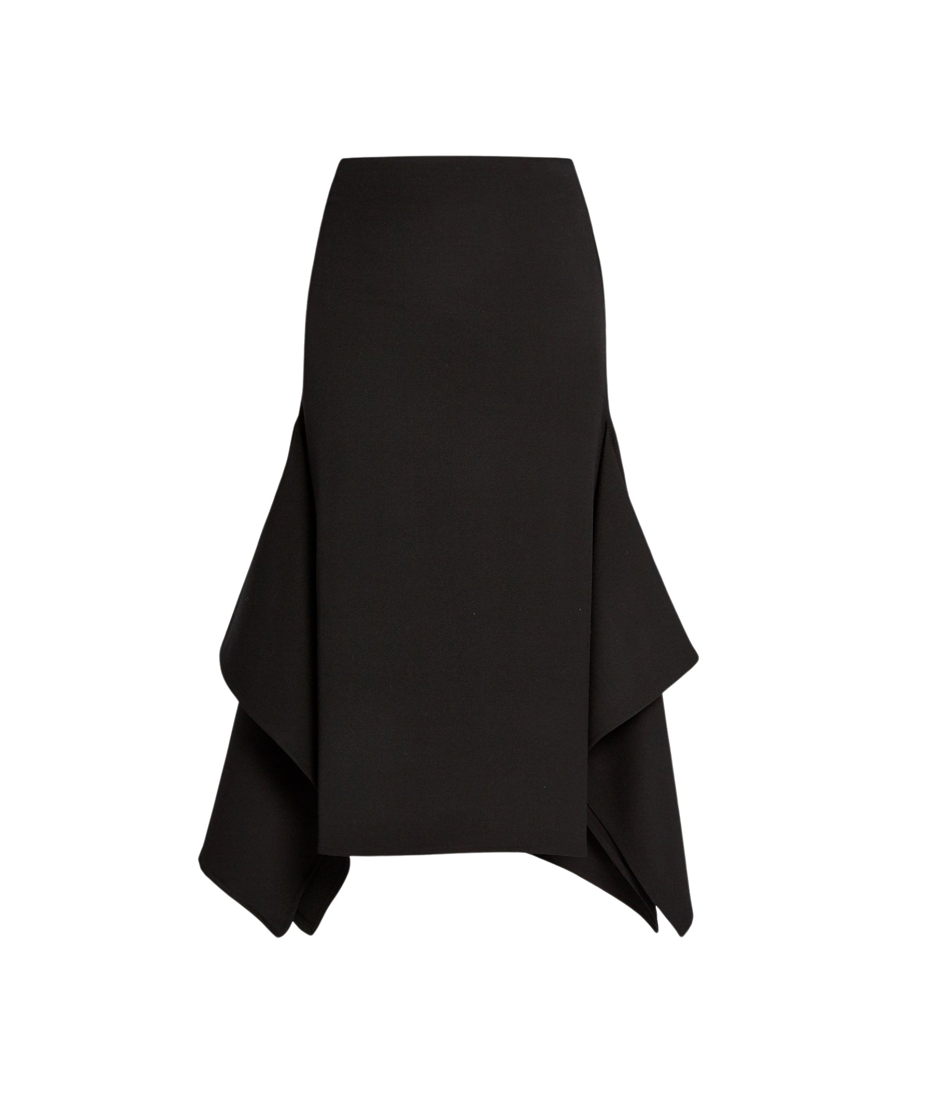 Erdem Draped Grain De Poudre Pencil Skirt - Skirts - British Romantic Luxury at Coveti
